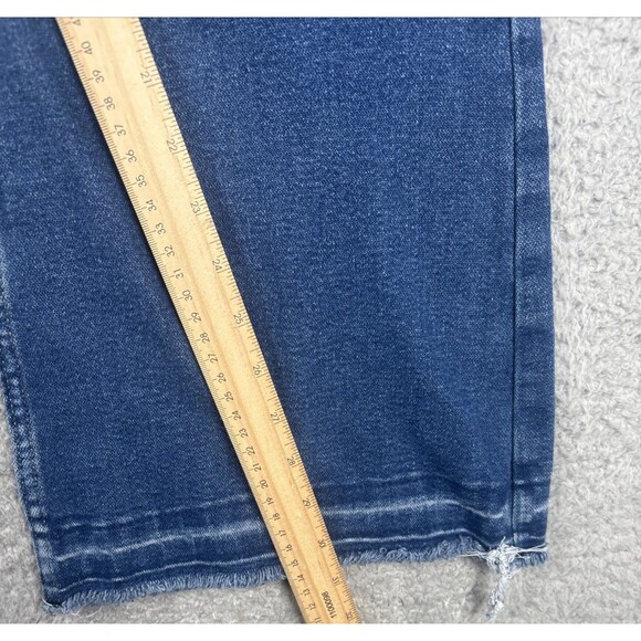Wrangler Jeans Women's Size 12 High-Rise Fierce Flare Raw Hem Boho Country Gypsy - Picture 13 of 13